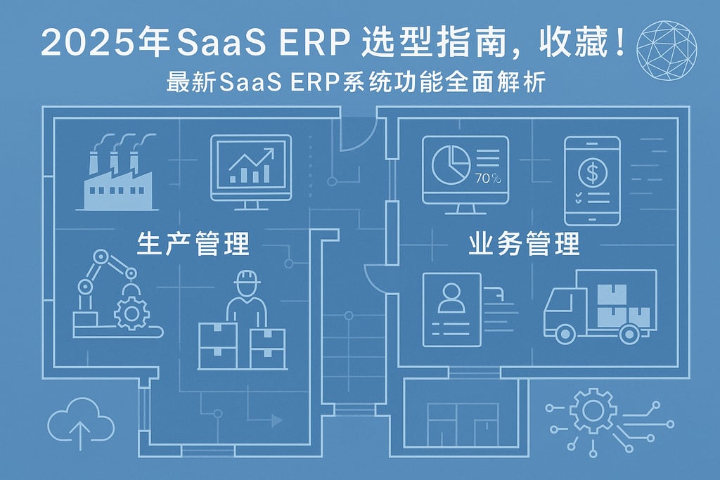 2025年saas erp选型指南，收藏！最新saas erp系统功能全面解析